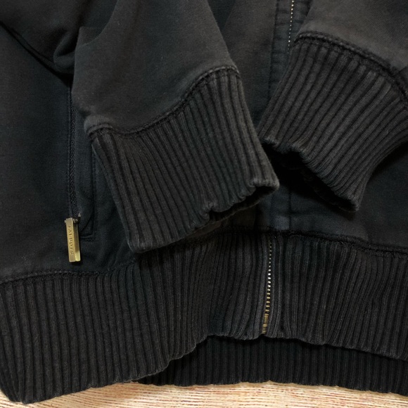 Talbots Petites Full Zip Black Jacket - Picture 3 of 6